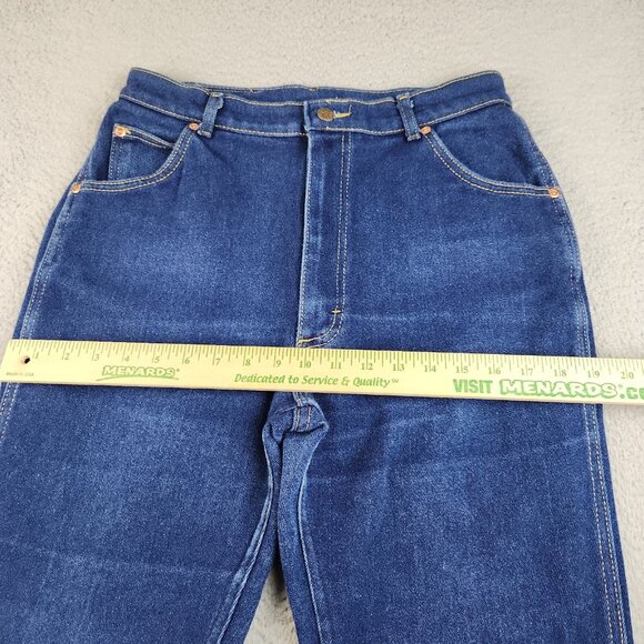 Vintage LEE Riders Jeans Women's 16P Blue Curvy Hight Waist Heavy USA Made - Picture 6 of 12